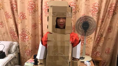 制作纸质外骨骼