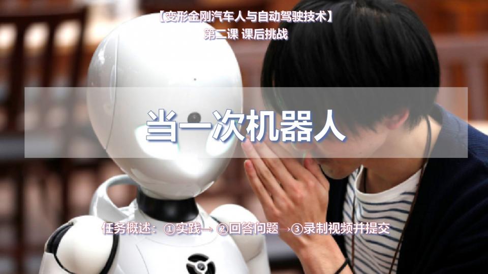 杨修齐里兰课后挑战-当一次机器人