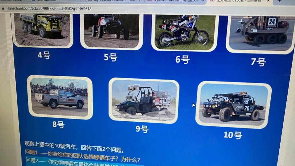 我选择的参赛车