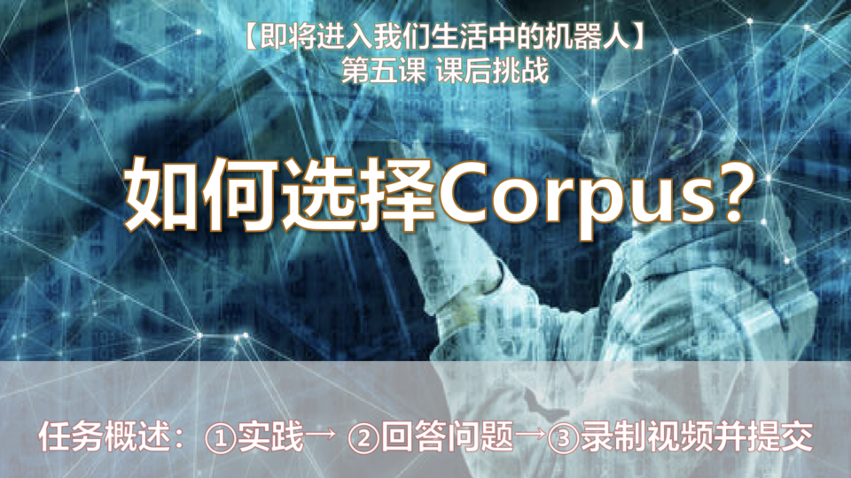 如何选择 Corpus?