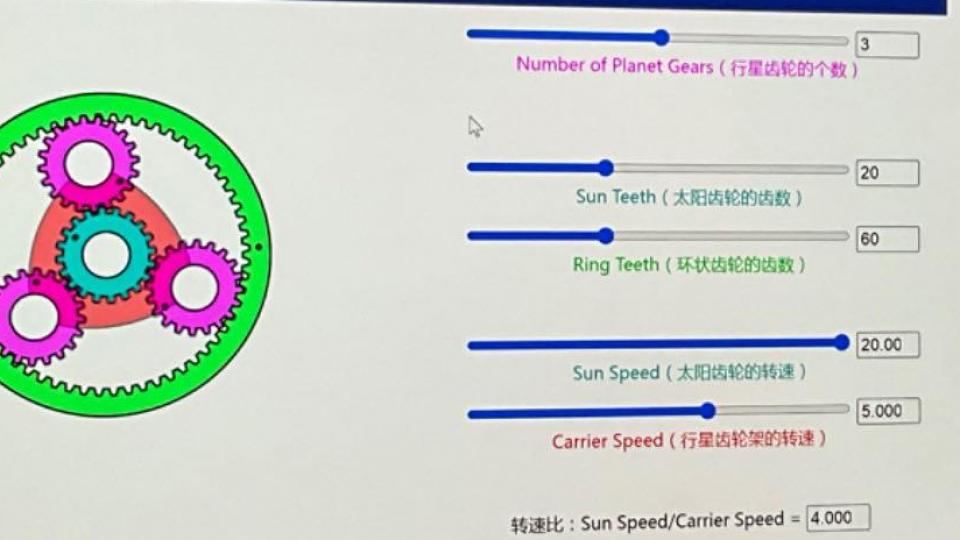 揭秘行星齿轮