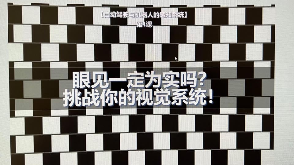 眼见一定为实吗? 挑战你的视觉系统!