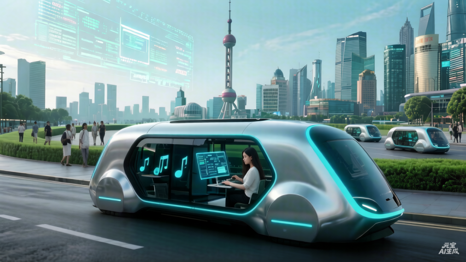 自动驾驶办公室ai创作