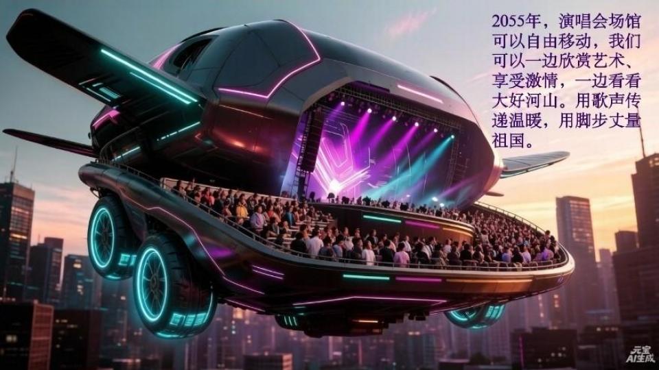 移动演唱会飞行舞台器